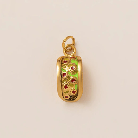 Pendant Titanium Steel Geometric Style Vacuum Plated 18K Gold