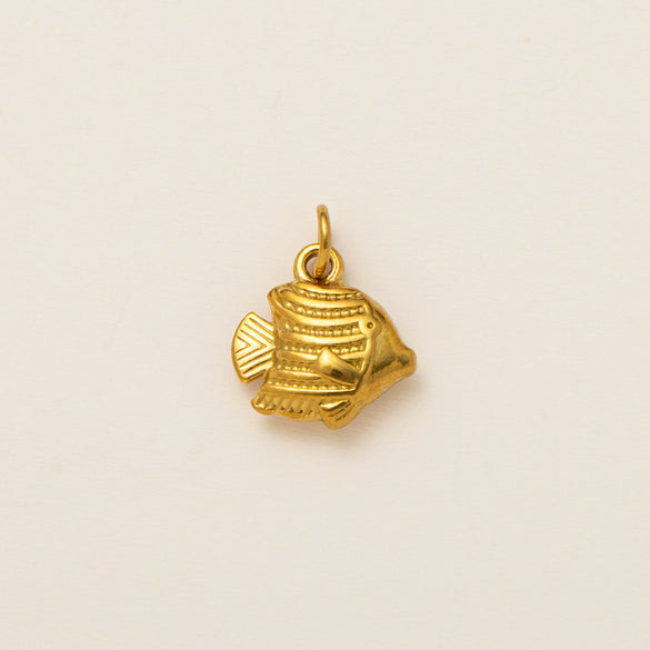 Pendant Titanium Steel Heart Shape Mixed Gemstone Inlay Furnace Vacuum Plating For Women