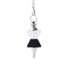 Pendulum Jewelry Natural Stone And Copper Accessories Inverted Pyramid Cone Electroplated