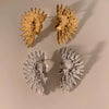 Personality Design Head Earrings Stainless Steel Exaggerated Women's Earrings