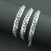 Personality Holder Slip Side Chain Necklace Titanium Steel Geometric Style