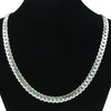 Personality Holder Slip Side Chain Necklace Titanium Steel Geometric Style