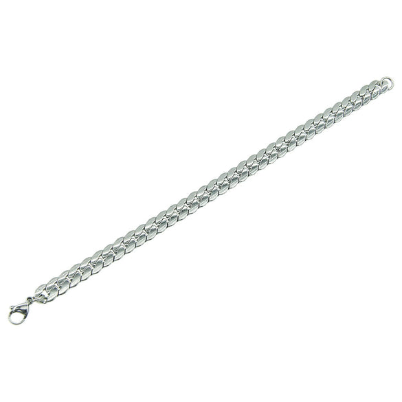 Personality Holder Slip Side Chain Necklace Titanium Steel Geometric Style
