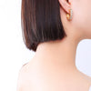 Geometric Plating 304 Stainless Steel 18K Gold Plated Earrings