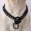 Pet Chain Collar Titanium Steel Sixsided Grinding Chain Polished Vacuum Plating Pit Bull Style