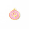 Pet Claw Tag Stainless Steel Pendant Jewelry Material With Oil Dripping Design And Electroplating Treatment
