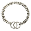 Pet Dog And Cat Chain Titanium Steel Cuban Chain With Encrypted Chain And Polished Vacuum Plating