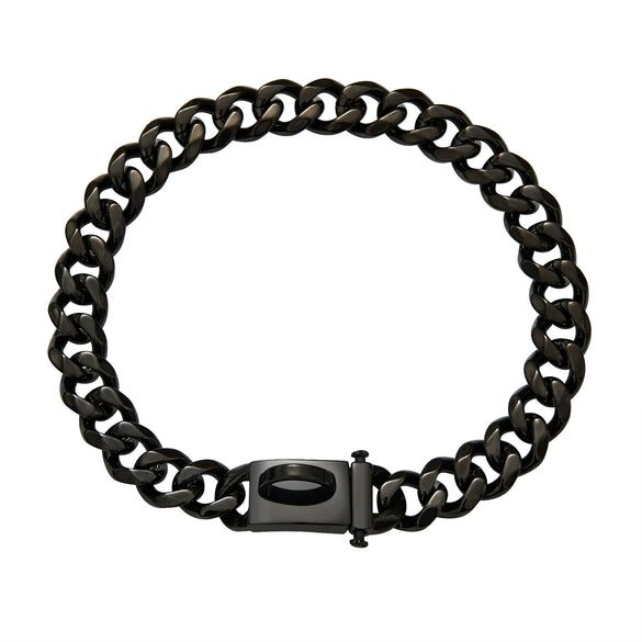 Pet Dog Chain Titanium Steel Geometric Sixsided Grinding Polishing Vacuum Plating