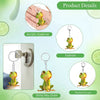Pet Frog Key Chain Acrylic 2D Flat Christmas Tree Pendant Design