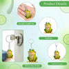 Pet Frog Key Chain Acrylic 2D Flat Christmas Tree Pendant Design