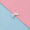 Pet Jewelry Accessories Stainless Steel Dog Bone Shape Pendant With Electroplating