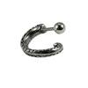 Pierced Lip Ring Stainless Steel Squid Tentacles Punk Fashion Electroplated Lip Ornament