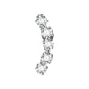 Piercing Ear Bone Nails Stainless Steel Geometric Simple Style Electroplated