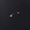 Piercing Ear Nail Stainless Steel Geometric Natural Style Electroplated Fashion Jewelry