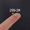 Piercing Ear Nail Stainless Steel Geometric Natural Style Electroplated Fashion Jewelry