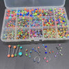 Piercing Jewelry Acrylic Geometric Style Unisex Soft Rod Nose Ring And Mixed Piercing Set