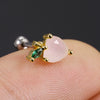 Piercing Jewelry Fruit Earrings Copper Real Gold Plating