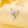 Piercing Jewelry Metal Bow Titanium Steel Electroplating For Women