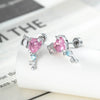 Piercing Jewelry Metal Heart Zircon Set Design
