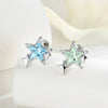 Piercing Jewelry Metal Set With Zirconia Starburst Design For Women