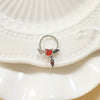 Piercing Jewelry Stainless Steel Devil Heart Shaped Electroplated Bat Series Nipple Ring Navel Ring Nose Nail Nose Ring Unisex