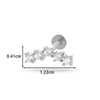 Piercing Jewelry Stainless Steel Flower Butterfly Electroplated For Women