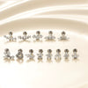 Piercing Jewelry Stainless Steel Flower Butterfly Electroplated For Women