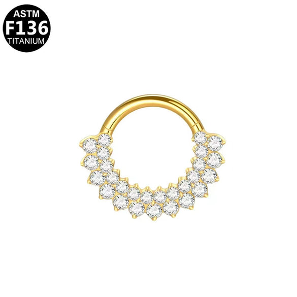 Piercing Jewelry Stainless Steel Heart Shape Diamond Nose Ring And Nose Nail