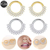 Piercing Jewelry Stainless Steel Heart Shape Diamond Nose Ring And Nose Nail