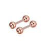 Piercing Jewelry Stainless Steel Lip Nails Zircon Earrings Ear Bone Nails With Crown Pattern Handmade