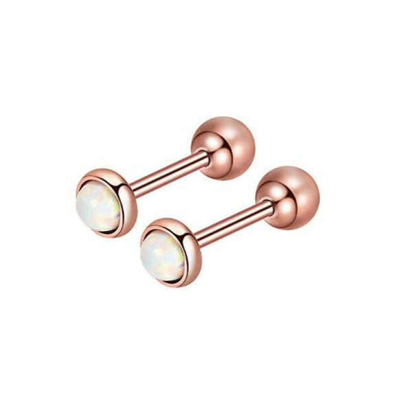 Piercing Jewelry Stainless Steel Lip Nails Zircon Earrings Ear Bone Nails With Crown Pattern Handmade