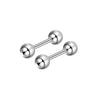 Piercing Jewelry Stainless Steel Lip Nails Zircon Earrings Ear Bone Nails With Crown Pattern Handmade