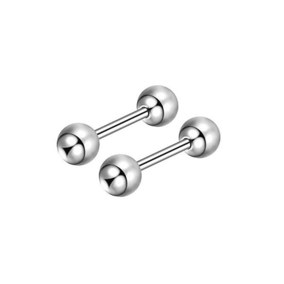 Piercing Jewelry Stainless Steel Lip Nails Zircon Earrings Ear Bone Nails With Crown Pattern Handmade