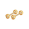 Piercing Jewelry Stainless Steel Lip Nails Zircon Earrings Ear Bone Nails With Crown Pattern Handmade