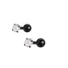 Piercing Jewelry Stainless Steel Lip Nails Zircon Earrings Ear Bone Nails With Crown Pattern Handmade