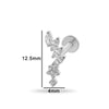 Piercing Jewelry Titanium Alloy Heart Shape Electroplating Women's