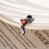Piercing Jewelry Titanium Steel Angel Wing Zirconia For Women