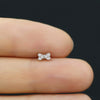 Piercing Jewelry Titanium Steel Electroplating Heart Shape Bow Tie Star Shape