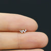 Piercing Jewelry Titanium Steel Electroplating Heart Shape Bow Tie Star Shape