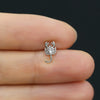 Piercing Jewelry Titanium Steel Electroplating Heart Shape Bow Tie Star Shape