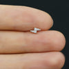 Piercing Jewelry Titanium Steel Electroplating Heart Shape Bow Tie Star Shape