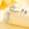 Piercing Jewelry Titanium Steel Ushaped Electroplating Simple Style