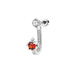 Piercing Jewelry Titanium Steel Ushaped Electroplating Simple Style