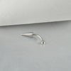 Piercing Stainless Steel Geometric Curved Rod Pointed Cone Eyebrow Nail Ear Nail Ear Bone Nail Electroplated