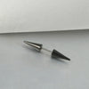Piercing Stainless Steel Geometric Curved Rod Pointed Cone Eyebrow Nail Ear Nail Ear Bone Nail Electroplated