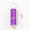 Pill Bottle Diamond Encrusted Mini 2 Section