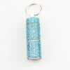Pill Bottle Diamond Encrusted Mini 2 Section