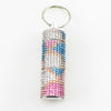 Pill Bottle Diamond Encrusted Mini 2 Section