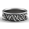 Pirate Wolf Ring Copper Geometric Nordic Mythical Giant Wolf Fenrir Defense Totem Unisex