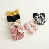 Plaid Fabric Hair Ring Women's Cute Simple Cat Ears Style High Elasticity Seiko Processed